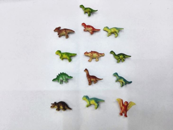 حيوانات گوشتخوار و Herbivore مینی پی وی سی جامد اسباب بازی دایناسور