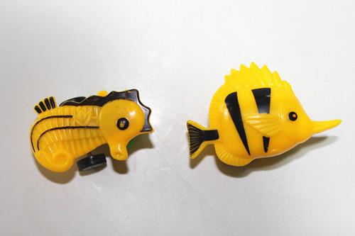 Cheap Pull Back Plastic Toy Fish Small Plastic Toy Ocean Fish Capsule Toy 8