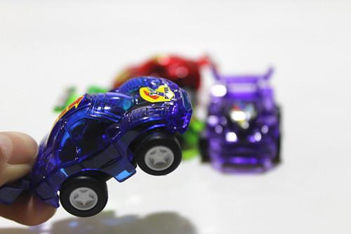 Colorful Transparent Baby Pull Back Car Toy Capsule Toy 4