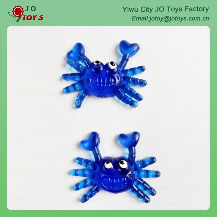 Wholesale Cheap children's Toys Mini Sticky Crab for capsule toy 2