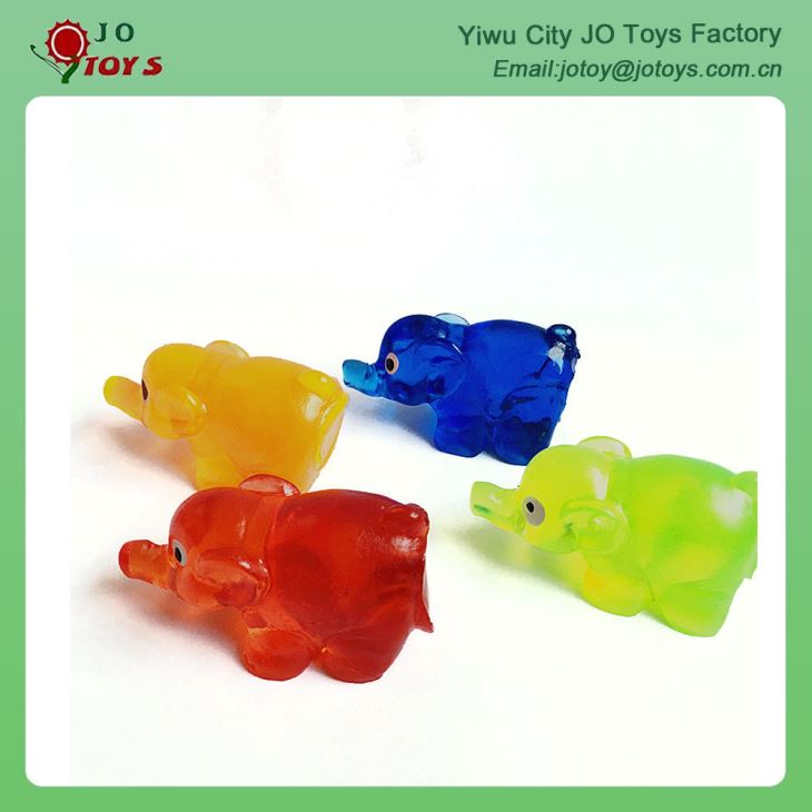 Hot Sale TPR Plastic Material Sticky Elephant For Capsule Toy 4