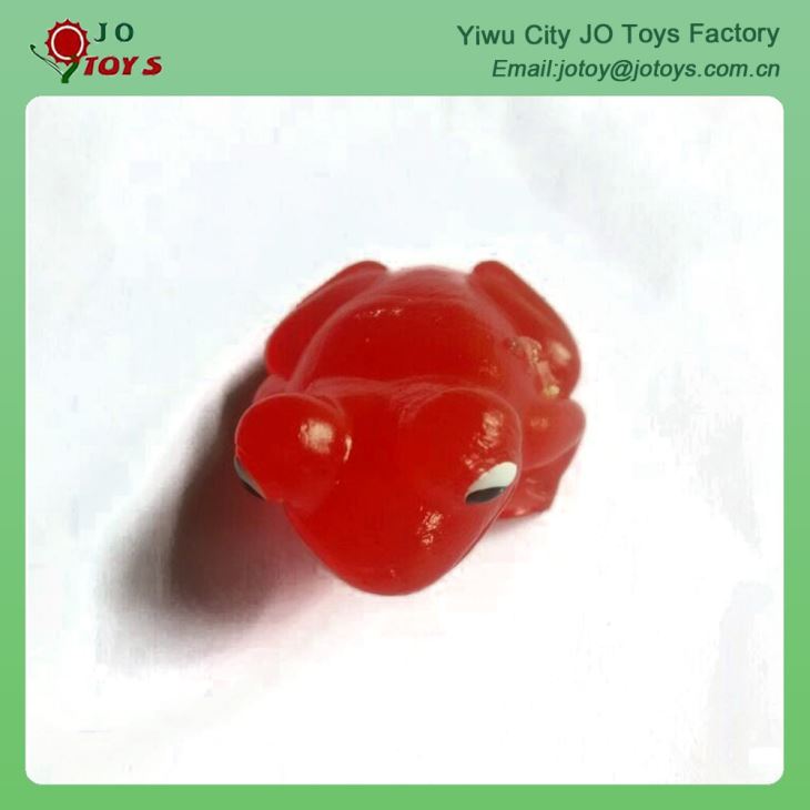 Funny Plastic Sticky Frog Animal Toy For Vending Machine Capsule Toy 3