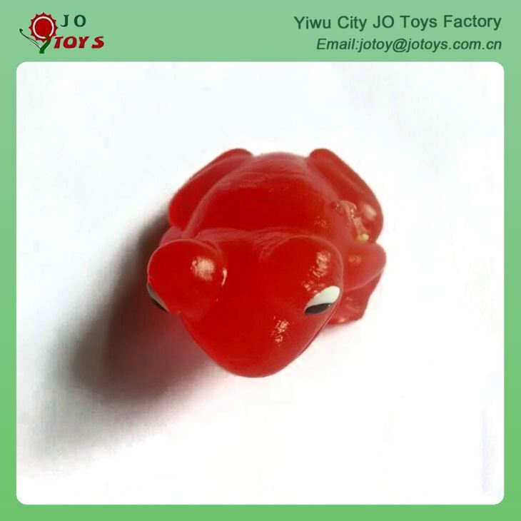 Funny Plastic Sticky Frog Animal Toy For Vending Machine Capsule Toy 5