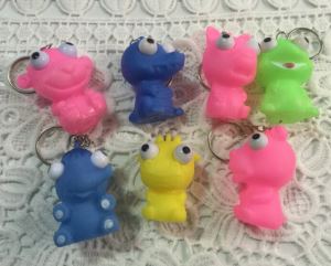 چشم پاپ از فشار حیوانات اسباب بازی