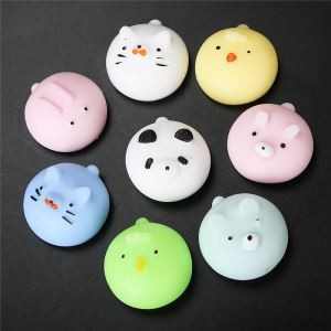 بسته بندی سفارشی طرح های مخلوط فروش داغ TPR Soft Squishy Mochi Toy