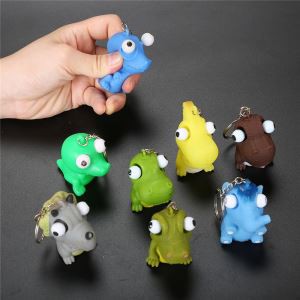 پاپ چشم دایناسور اسباب بازی Keychain