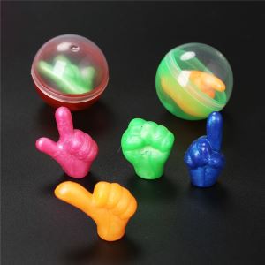 عمده فروشی 3D TPR Soft Toy 3D Custom Finger Gesture Pencil Topper