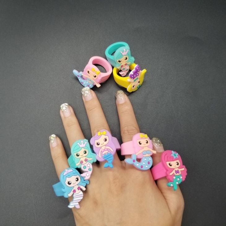 Mermaid PVC Finger Ring