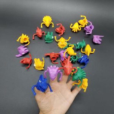 عروسک انگشت پلاستیکی دایناسور