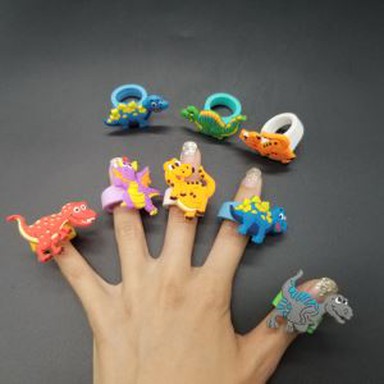 انگشتر انگشتی دایناسور PVC