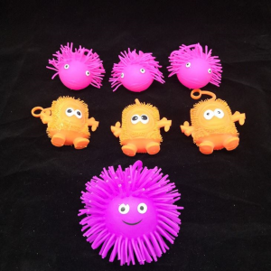 نرم Yoyo چشمک زن Puffer Ball