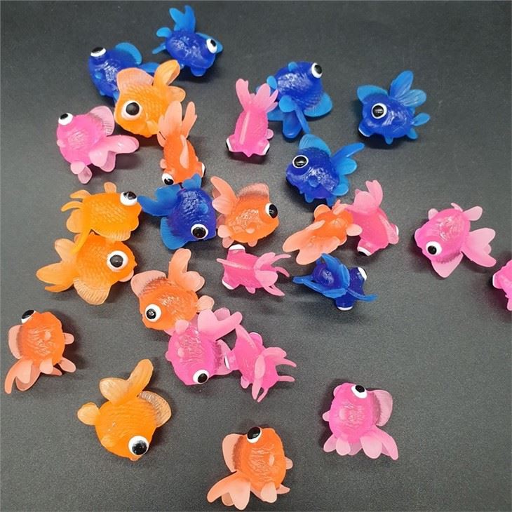 Plastic Big Eye Fish Figure Toy