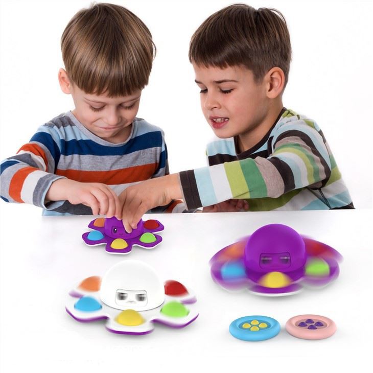 Fidget Flip Octopus Spinner Toy For Kids