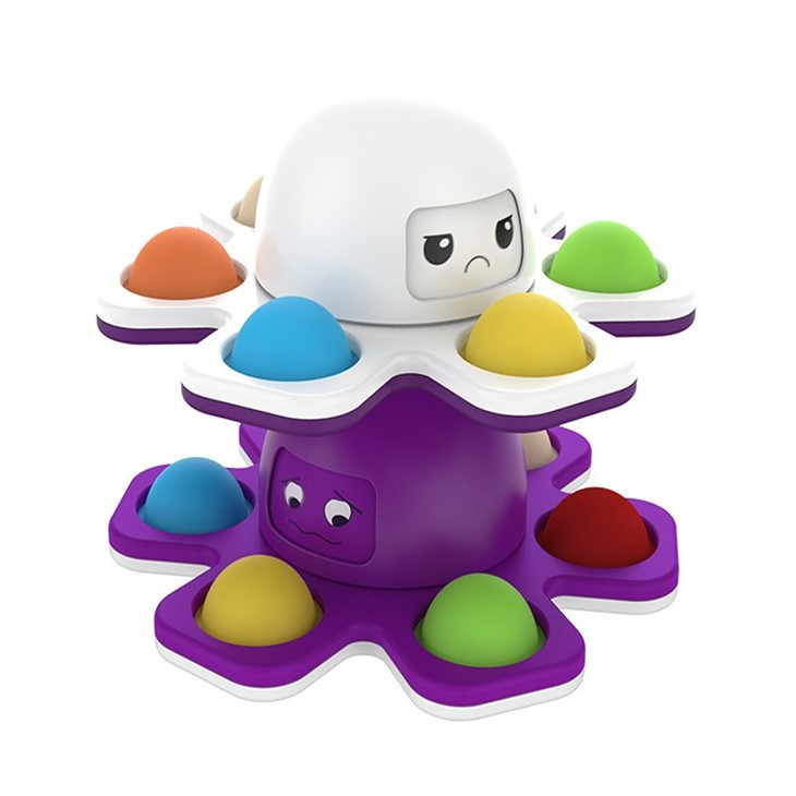 Fidget Flip Octopus Spinner Toy For Kids