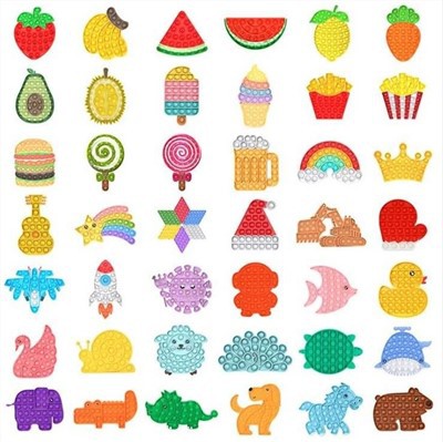 Push Pop Bubble Game Board