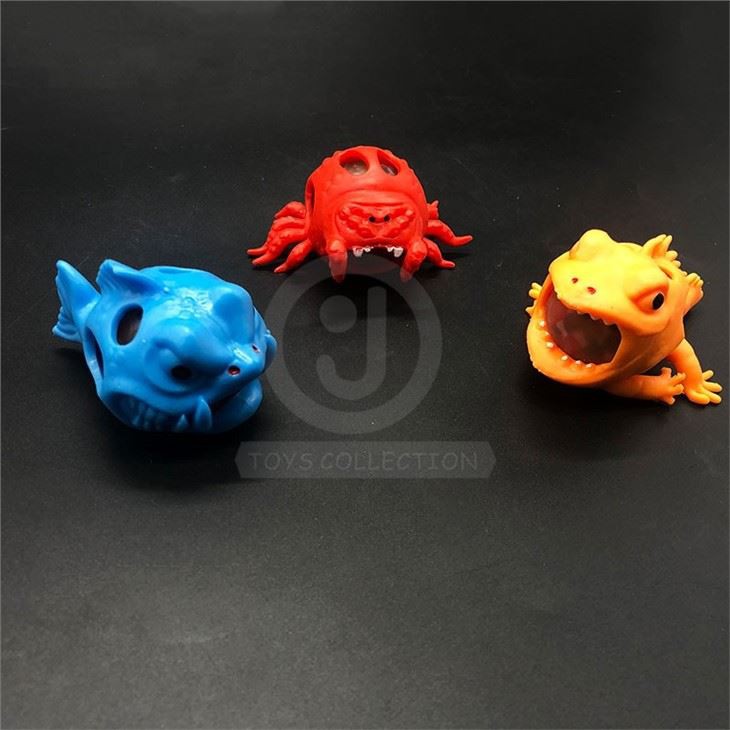 Squeeze Monster Fish Beads Ball