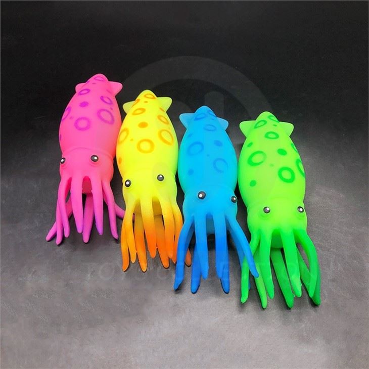 Squeeze Squid Toy