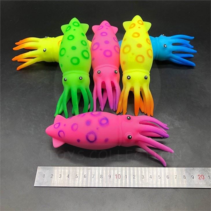 Squeeze Squid Toy